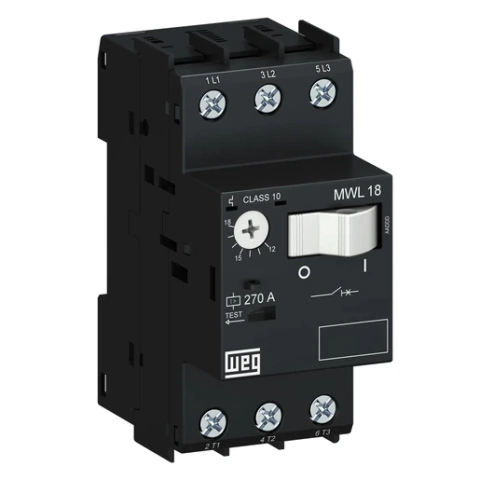 Disjuntor Motor MWL18 - Ajuste 6,3/10A - Weg