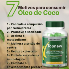 Kit 2 Óleo de coco Topnew 60 Capsulas - comprar online