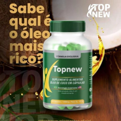 Kit 2 Óleo de coco Topnew 60 Capsulas na internet