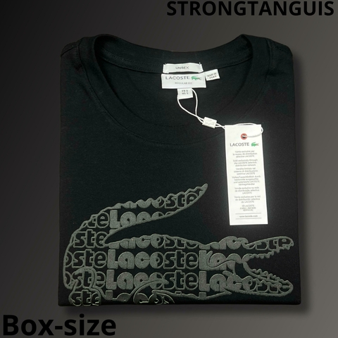 LACOSTE EMBORRACHADA RELEVO LOGO BLACK - comprar online