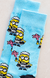 Meia divertida adulto Minions - Loja Pede Meia