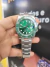 Rolex Submariner Prata Fundo Verde Hulk