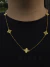Colar 5 Trevos Dourado Banhado A Ouro 18K 60cm+5cm(extensor) - comprar online