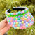 Viseira Pompom Pastel - Feito Por Dréia