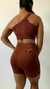 Conjunto de Short Graciosa - Marrom - loja online