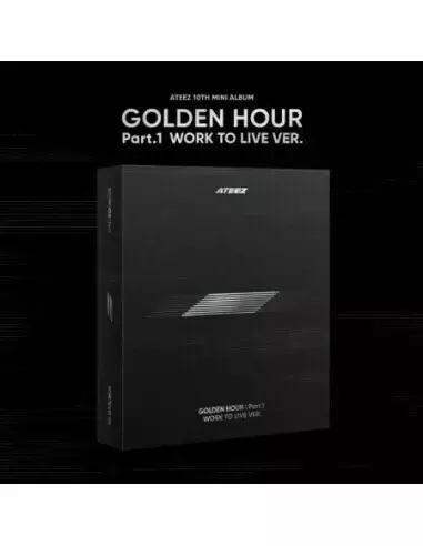 ATEEZ 10th Mini Album - GOLDEN HOUR PART.1 WORK TO LIVE VER CD - comprar online