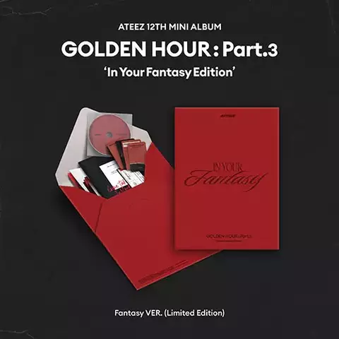 ATEEZ 12th Mini Album - GOLDEN HOUR : Part.3 ‘In Your Fantasy Edition’ (Limited)