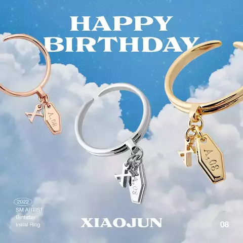 XIAOJUN - ARTIST BIRTHDAY INITIAL RING - comprar online