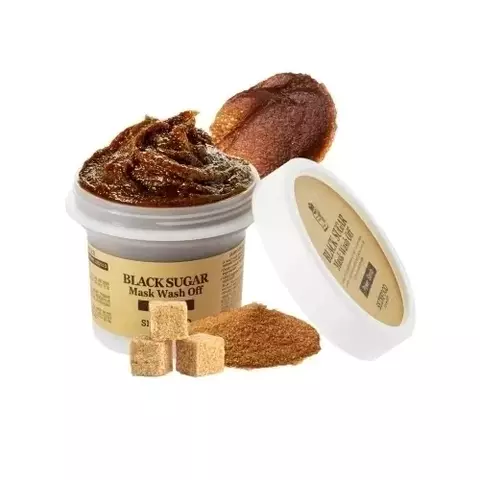 SKINFOOD Black Sugar Mask Wash Off 120g (Máscara Esfoliante)