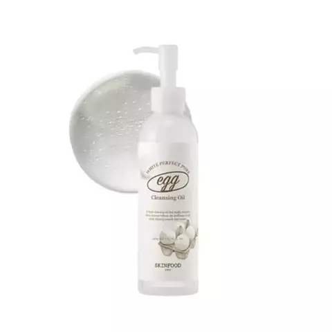 SKINFOOD Egg White Perfect Pore Cleansing Oil 200ml (Óleo de Limpeza)