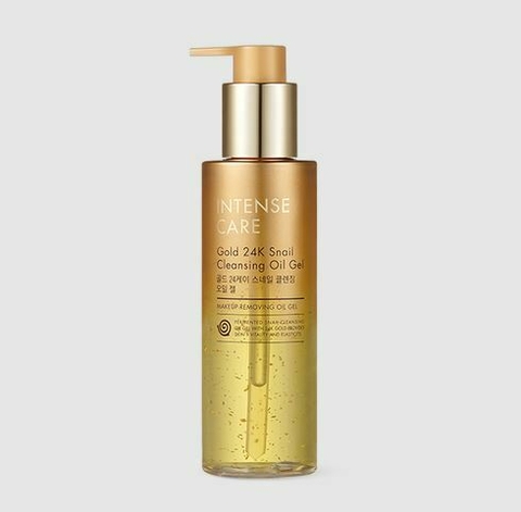 TONYMOLY Intense Care Gold 24K Snail Cleansing Oil Gel 190ml (Gel de Limpeza)
