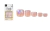 DAISO too cool for school Real Wear Pedi Tip 24 tips #1 Glass Bloom (Unhas Postiças para Pés) - comprar online