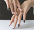 DAISO too cool for school Real Wear Nail Tip 24 tips Stiletto Type #Black Edge (Unhas Postiças) na internet