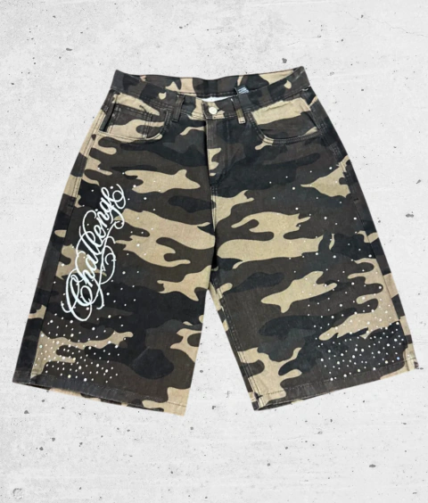 Bermuda Jean Baggy Strass | Kore
