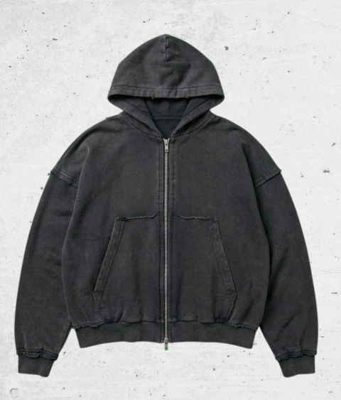 Buzo Hoodie Zip Boxy | Cano