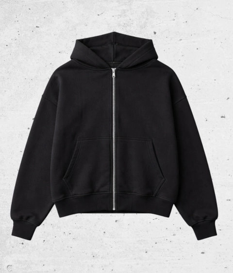 Buzo Hoodie Zip Boxy | Koda