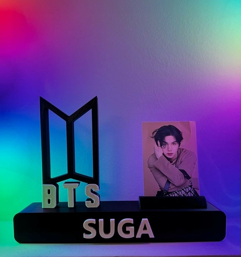 Base para Photocard Suga Ver. Logo BTS - comprar online