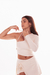Blusa Geo Sleeve Off White na internet