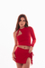Short Saia Geo Vermelho na internet