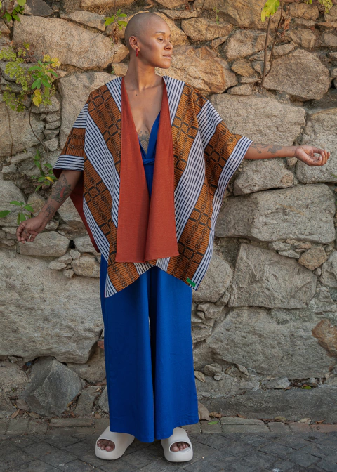 Poncho Afroameríndio - comprar online