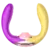 Vibrador C Duplo - Movimentos Wiggle, Sucção e Vibração para Prazer a Dois