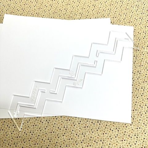 Régua Quilting Zig Zag - Rose Petrus