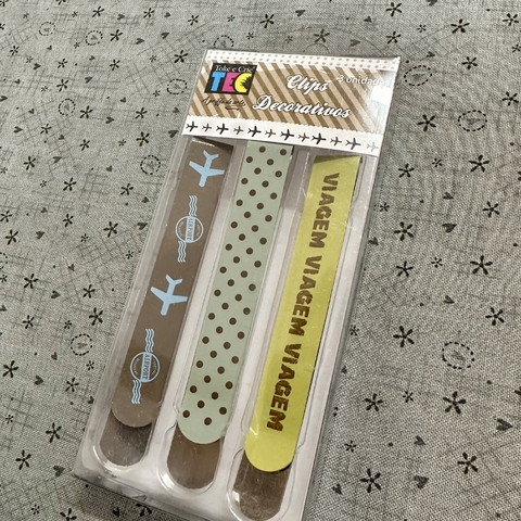 Clips decorativos Toke e Crie - Viagem
