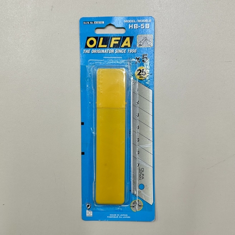 Refil De Lâminas Para Estilete 25mm - HB-5B OLFA