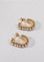 Brinco de Zircônias Banhado em Ouro 18k - Edera Joias
