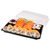 7601 - EMBALAGEM SUSHI VII C/100 CJS - 25 X 17,2 X 4,8 - PRATICPACK