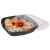 7593 - EMBALAGEM SUSHI IV C/ 100 CJS - 29,1 x 29,1 x 5,8 - PRATICPACK