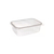 8319 / 8318 - Pote Retangular com Tampa 750ml - Prafesta (pct 260un) - comprar online