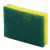Esponja Multiuso Dupla Face SuperPro Bettanin 11 x 7,5 cm Verde e Amarela Para Louças de Cozinha Acrílico Vidro Inox