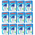 Kit 750 Unidades Hastes Flexíveis Cotton Line 10 CAIXAS com 75 Cotonetes Com Pontas Algodão Natural Antigerme - comprar online