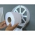 Pacote 8 Unidades Papel Higiênico Impacta Plus Luxo Branco 300 Metros Kit 2400m Para Dispenser de Parede Institucional - Pena Verde