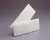 Fibras Branca Para Superfícies Delicadas 23 cm x 10 cm - Kit 10 Unidades Vidros Superficies Cromadas Inox Porcelana - loja online