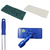 Kit Conjunto Limpa Tudo LT Com Cabo 1.4 metros + Fibra Verde Multiuso / Geral + Macia Branca Limpeza de Casa Escritório