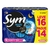Absorvente Sym Noite & Dia Total Protect Com Abas 12 Pacotes x 16 Unidades - Kit 192 Absorventes Com Textura Suave - comprar online