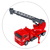 Caminhão De Bombeiro com Controle Remoto 7 Funções / Acende as Luzes do Farol Escava 1:16 / 24 cm - loja online