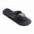 Chinelo Havaianas Hybrid City Preto Masculino Super Confortável Confortável Sandalha Com Tiras Largas Solado Robusto - Pena Verde