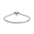 Brazalete corazón plata - comprar en línea