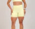 Short FLEX amarelo manteiga