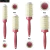 Escova Vazada Premium Kit com 4 Unidades Rosa - SPAZZOLA