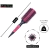 Kit 5 Escovas Profissionais Rosa Cerdas de Javali