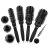 Kit 4 Escovas Vazadas Profissional Térmica Preto - comprar online