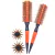 Kit 2 Escovas Profissionais Laranja Cerdas de Javali - comprar online