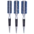 Kit 3 Escovas Profissionais Azul Cerdas de Javali - loja online