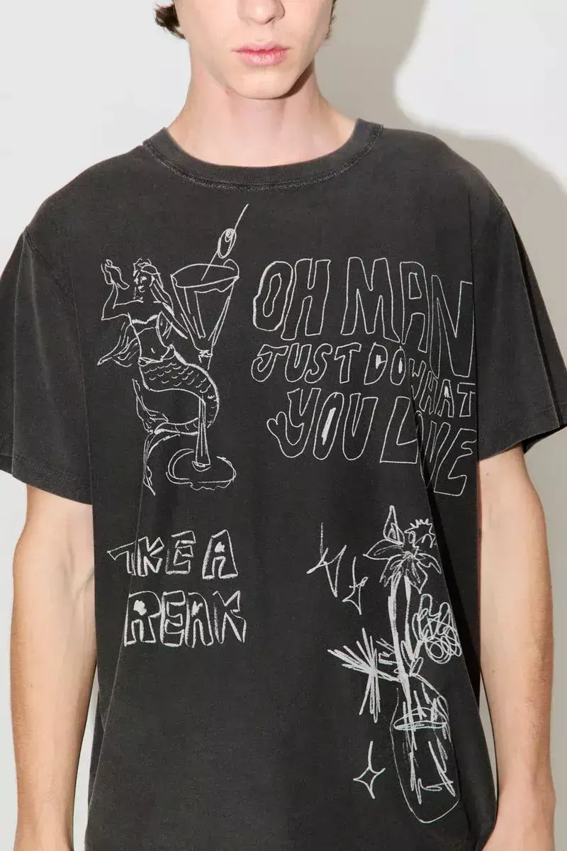 REMERA WAVES NEGRO (226HRE0401)