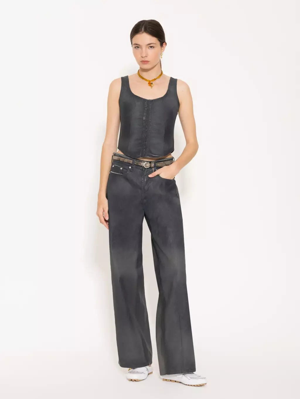 JEANS LINA COATED (L4819B05)