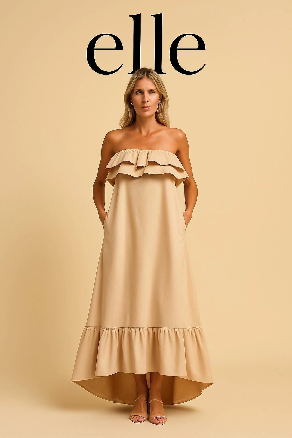 VESTIDO YSL MADRID POPLIN (E268)